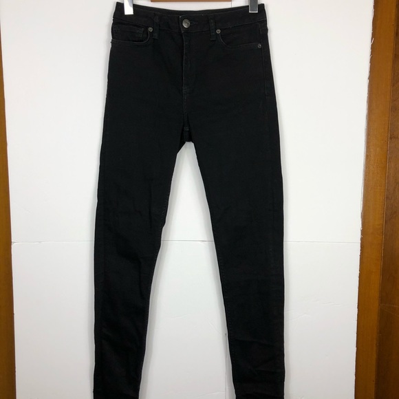BDG Breeze Mid-Rise Black Wash Skinny Jeans Sz 28 - Picture 4 of 12